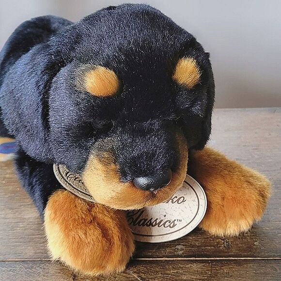 Deadstock 90s Yomiko Classics Rottweiler puppy plush - Picture 3 of 13